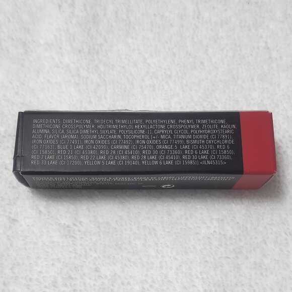 MAC Powder Kiss lipstick color - Ruby New 935 - Picture 8 of 10